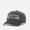 Duke & Dexter Unisex This Must Be The Place Washed Black Cap In Black