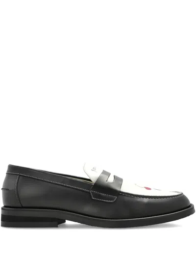 Duke & Dexter Wilde Cherry Penny Loafers In Multi
