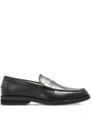 Duke & Dexter Wilde Leather Loafers In Black