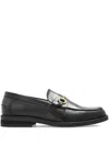 Duke & Dexter Wilde Leather Loafers In Black