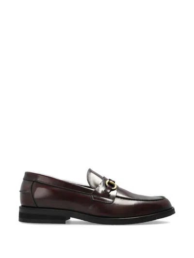Duke & Dexter Wilde Leather Loafers In Brown