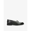 Duke & Dexter Womens Blk/other Wilde Advanced Guard Leather Loafers Eur 41 / 8 Uk