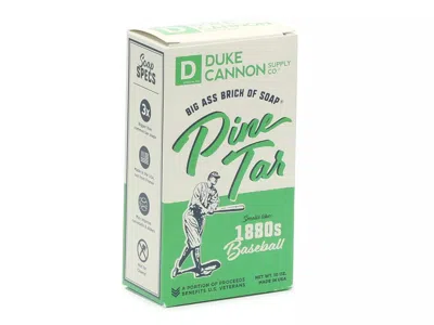 Duke Cannon Supply Co . Pine Tar Baseball Bar Soap In Green