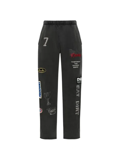 Duke + Dexter Dr4 Patch-detail Track Pants In Black