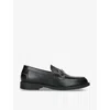 Duke & Dexter Wilde Horsebit Leather Penny Loafers In Black