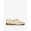 DUKE & DEXTER DUKE & DEXTER MEN'S BEIGE WILDE HORSE-BIT LEATHER LOAFERS