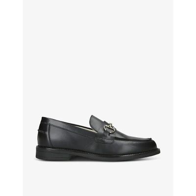 Duke & Dexter Wilde Horse-bit Leather Loafers In Black