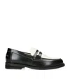 Duke & Dexter Wilde Graphic-print Leather Penny Loafers In Multi