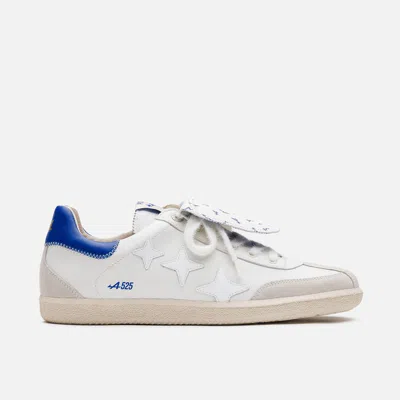 Duke & Dexter Men's Alpine Designer Formula One Team White + Blue Sneaker - Men's