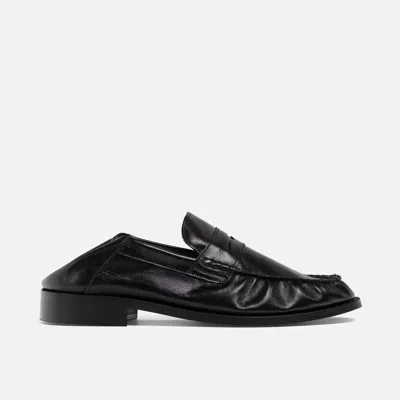 Duke + Dexter Men's Cb Black Foldable Ruched Loafer - Men's