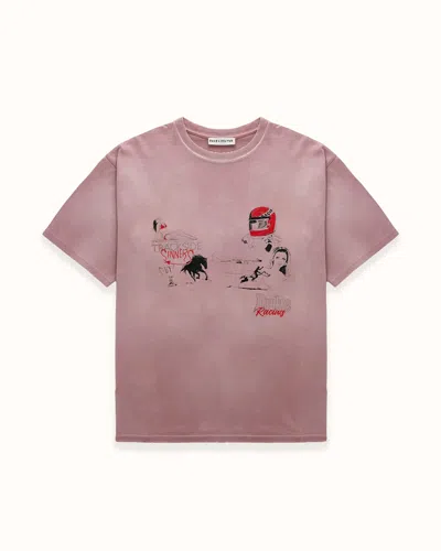 Duke + Dexter Men's Dr4 Sketch Dusty Rose T-shirt