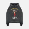 Duke & Dexter Men's Duke Showtime Washed Black Hoodie In Black
