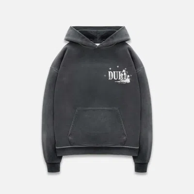 Duke & Dexter Men's Duke Pooside Story Washed Grey Hoodie