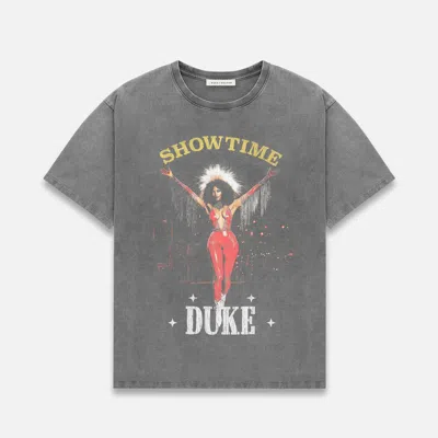 Duke & Dexter Men's Duke Showtime Washed Grey T-shirt
