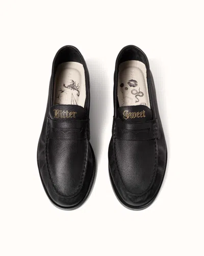 Duke + Dexter Men's Ezra Bitter Sweet Ruched Loafer - Men's In Black