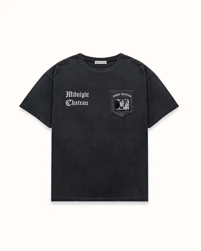 Duke + Dexter Men's Mc It's The Place To Go Washed Black T-shirt
