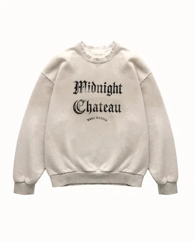 Duke + Dexter Men's Mc Oat Marl Sweatshirt In Neutral
