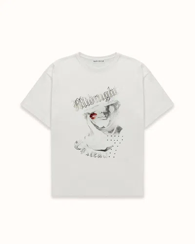 Duke + Dexter Men's Mc Statue Smoke White T-shirt