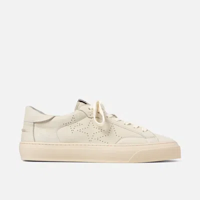 Duke + Dexter Men's Plus Designer Court Vintage White Sneaker - Men's In Multi