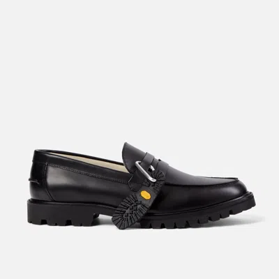 Duke & Dexter Men's Vibram Black Carrarmato Lug Loafer - Men's