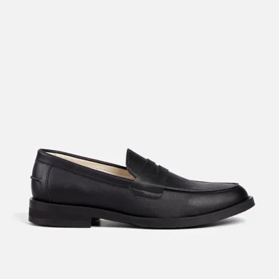 Duke & Dexter Men's Wilde Black Vegan Penny Loafer - Men's