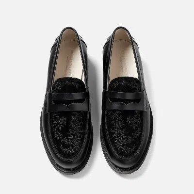 Duke & Dexter Men's Wilde Black Vine Penny Loafer - Men's