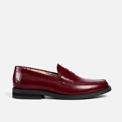 Duke & Dexter Men's Wilde Burgundy Penny Loafer - Men's