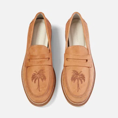 Duke & Dexter Men's Wilde Natural Palm Tree Penny Loafer - Men's