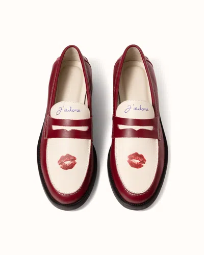 Duke + Dexter Men's Wilde Red Kiss Penny Loafer - Men's
