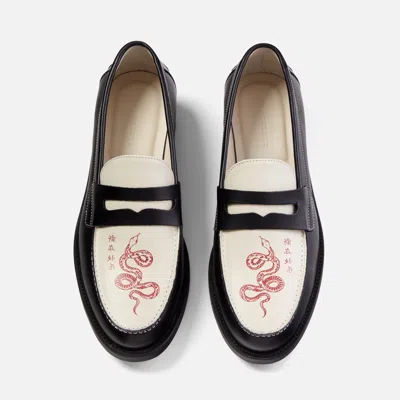 Duke & Dexter Men's Wilde Year Of The Snake Penny Loafer - Men's
