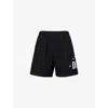 Duke & Dexter Mens Drawstring Two-slip-pockets Cotton-poplin Shorts Black In Black