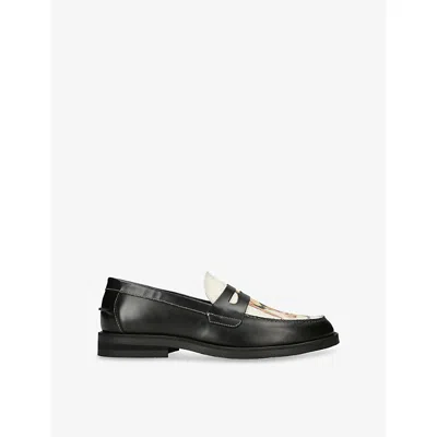 Duke & Dexter Mens  Wilde Pin Up Ii Leather Penny Loafers