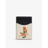 Duke & Dexter Mens Dean Pin Up Leather Card Holder Multi In Multi