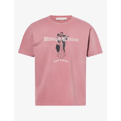 Duke + Dexter Mens Rose Mc Dancers Graphic-print Cotton T-shirt