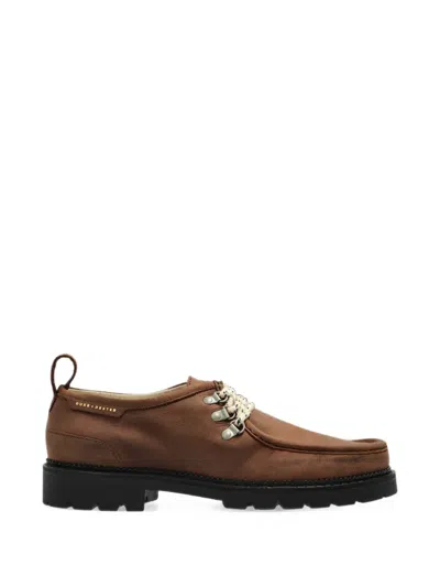 Duke + Dexter Moby Lace-up Leather Shoes In Brown