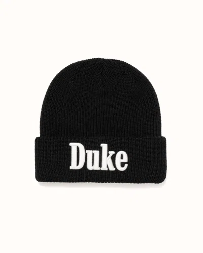 Duke + Dexter Unisex Duke Black Beanie