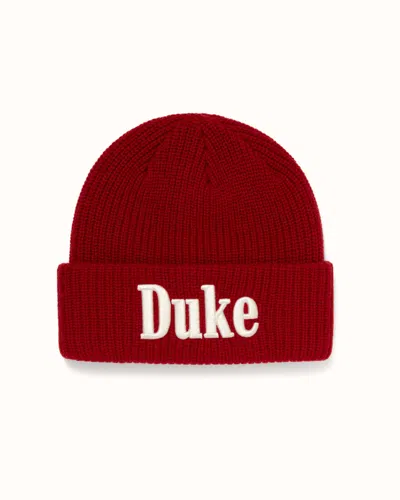 Duke + Dexter Unisex Duke Red Beanie