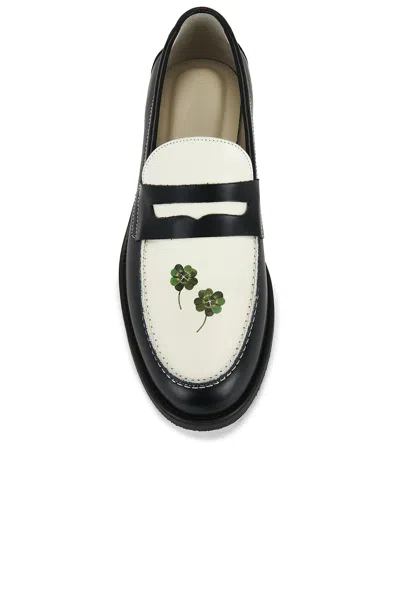 Duke + Dexter Wilde Clover Penny Loafer In White