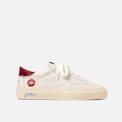 Duke + Dexter Women's Plus Designer Court Kiss Sneaker - Women's In Pink
