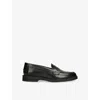 Duke & Dexter Leather Wilde Penny Loafers In Black