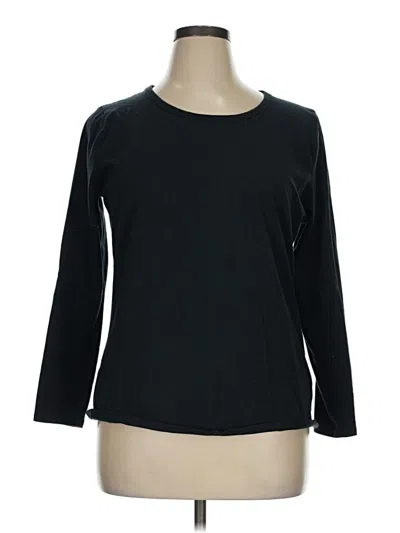 Pre-owned Duluth Trading Co. 3/4 Sleeve T-shirt In Black