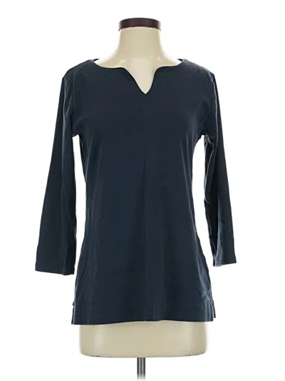 Pre-owned Duluth Trading Co. 3/4 Sleeve T-shirt In Blue