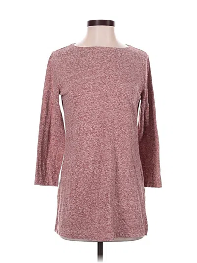 Pre-owned Duluth Trading Co. 3/4 Sleeve T-shirt In Burgundy