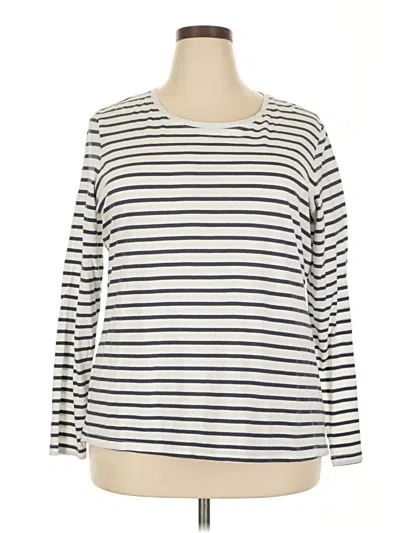 Pre-owned Duluth Trading Co. 3/4 Sleeve T-shirt In Ivory