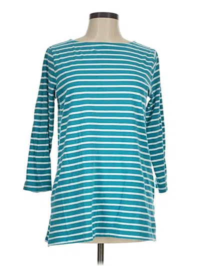 Pre-owned Duluth Trading Co. 3/4 Sleeve T-shirt In Teal
