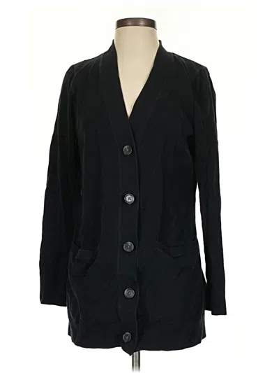 Pre-owned Duluth Trading Co. Cardigan Sweater In Black