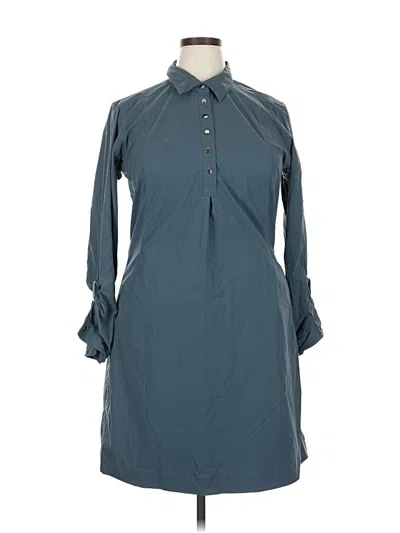 Pre-owned Duluth Trading Co. Casual Dress In Blue