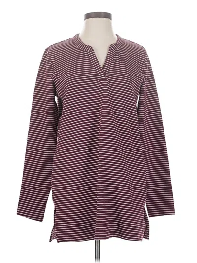 Pre-owned Duluth Trading Co. Casual Dress In Burgundy