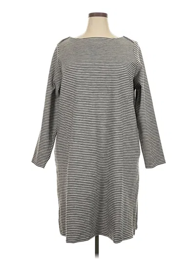 Pre-owned Duluth Trading Co. Casual Dress In Gray