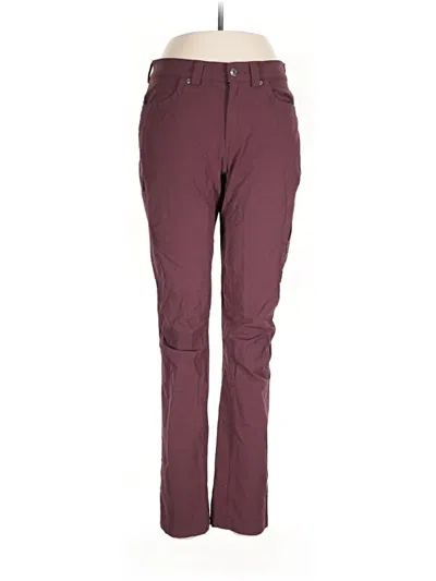 Pre-owned Duluth Trading Co. Casual Pants In Burgundy